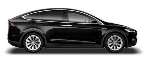 Tesla Model X Taxi-Cab & Chauffeur Transfer Service City Airport